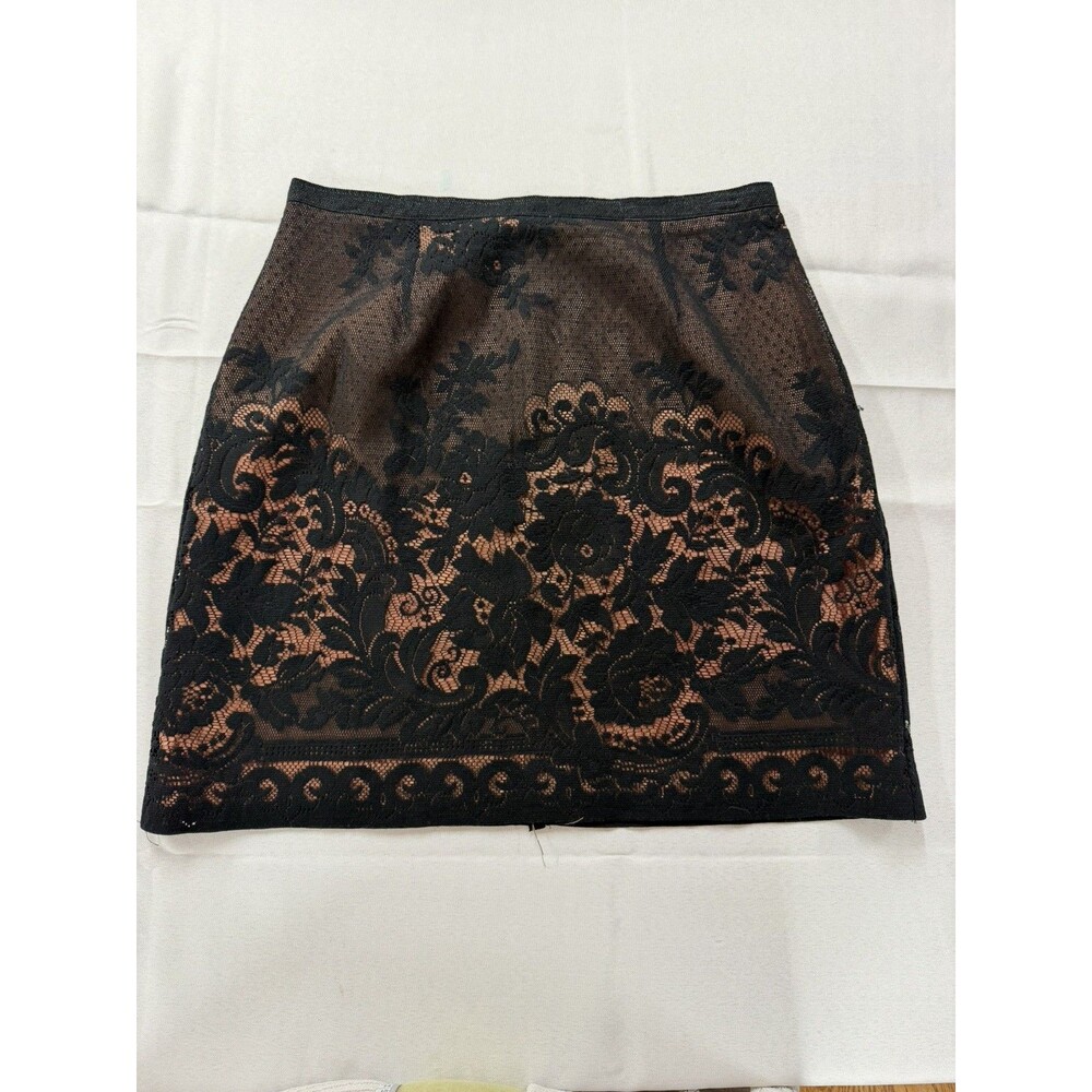 To the Max Vintage Copper and black lace overlay skirt Y2K whimsigoth 90s